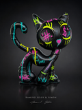 Cat Zyon "Take Me Home" – Escultura Premium Neon Street Art