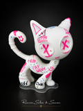Cat Zyon “Pink Rebellion” – Escultura Premium Neon Street Art