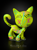 Cat Zyon “Acid Instinct” – Escultura Premium Neon Street Art