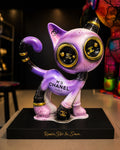 Escultura Cat Zyon Chanel Nº 5 25 cm – Peça Única Pintada à Mão | Ramiro Silos & Simon