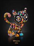 Escultura Cat Zyon Marilyn Monroe Pop Art 25 cm – Peça Única Pintada à Mão | Ramiro Silos & Simon