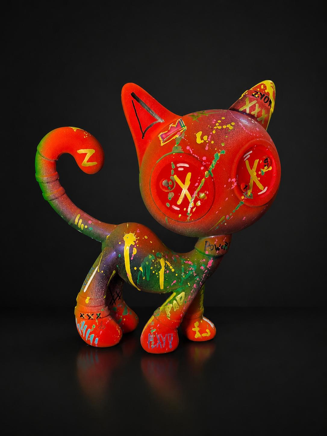Cat Zyon Urban Jungle – Escultura Exclusiva 25 cm