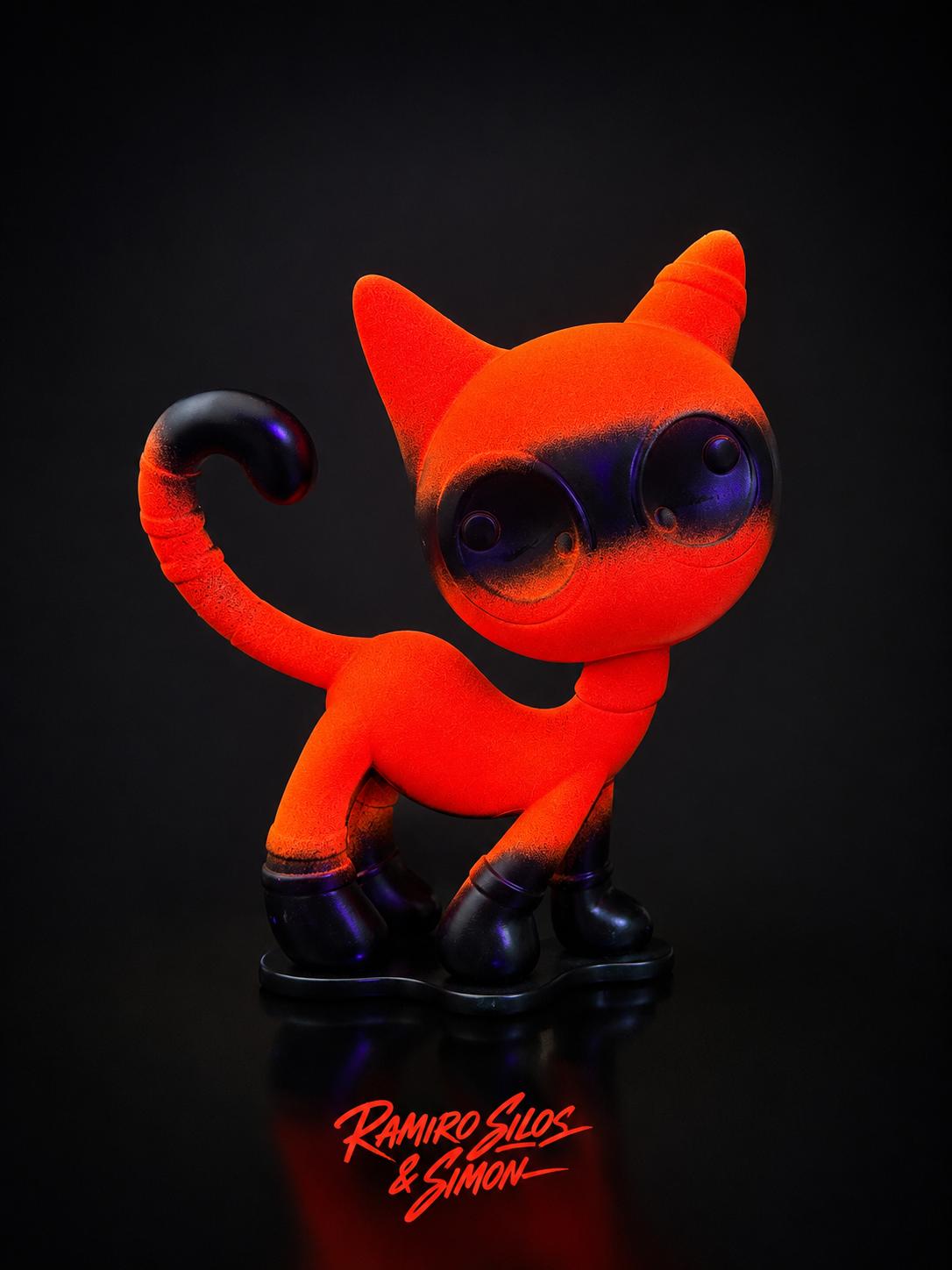 Cat Zyon Eclipse – Escultura Exclusiva 25 cm