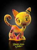 Cat Zyon Neon Pulse – Escultura Exclusiva 25 cm