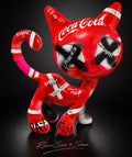 Cat Zyon Pop Cola – Escultura Exclusiva 60 cm em Fibra de Vidro