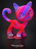 Cat Zyon Neon Dream – Escultura Exclusiva 25 cm