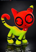 Cat Zyon Neon Fusion – Escultura Exclusiva 25 cm