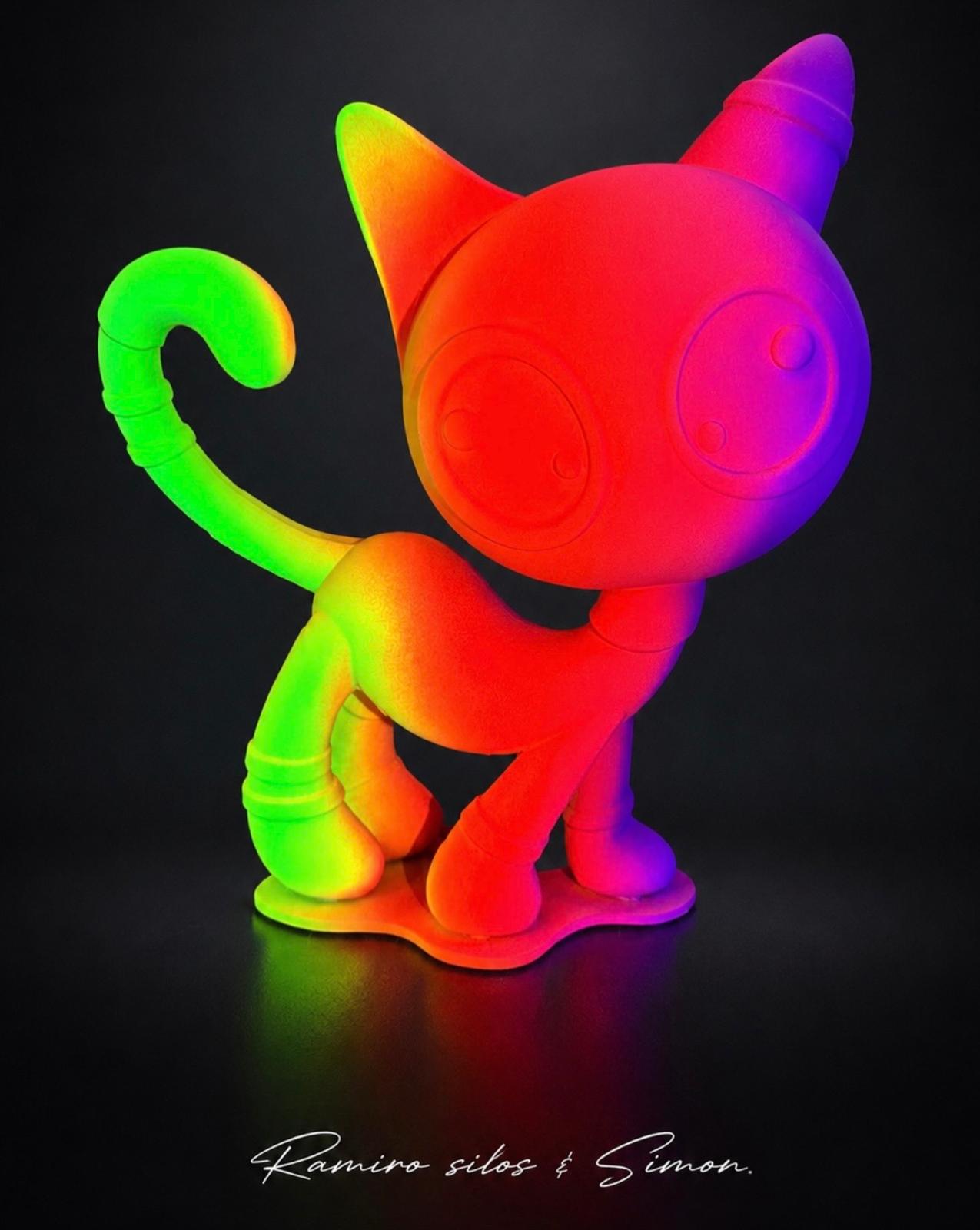 Cat Zyon Spectrum Hope – Escultura Exclusiva 25 cm