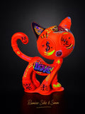 Cat Zyon "Love Currency" – Escultura Premium Neon Pop Art